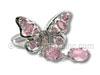 Pink CZ Butterfly Ring