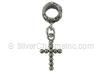 Spacer Bead with Beaded Cross