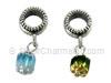 Spacer Bead with 5mm Square Crystal