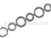 Round Hammered Link Chain