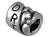 "Dream" Silver Spacer Bead