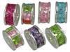 Oval Cut Cubic Zirconia(CZ) Spacer Bead