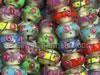 Multi Color Flower Design Lampwork Glass Beads