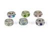 Round CZ Spacer Bead Charm