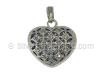 Cubic Zirconia Heart Locket