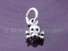 Sterling Silver Tiny Skull Charm