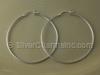 Silver 53mm Hoop Earrings