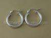 Silver 18mm 3mm Hoop Earrings