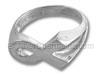 Plain Sterling Awareness  Ribbon Ring