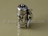 Silver Medium Beer Stein Charm