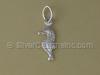 Silver Sea Horse Charm