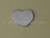 Silver Heart Stamping Blank