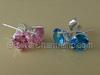 6mm Round Swarovski Crystal Earrings