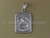 Baby Jesus Born Square Pendant