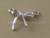 Small Ribbon Bow Link Charm