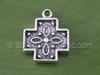 Square Dotted Design Cross Charm