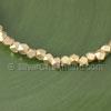 2.5mm Faceted Square Brass Bead