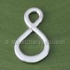 Silver Infinity Charm or Charm Holder