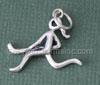 Sterling Silver Lacrosse Girl Player