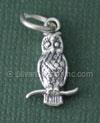 Sterling Silver Owl Charm