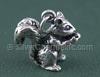 Sterling Silver 3D Squirrel Charm