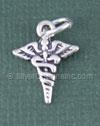 Tiny Caduceus Charm