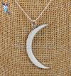 Large Crescent Moon Pendant