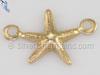 Gold Filled Starfish Link Connector