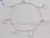 Anchor and Ball Dangle Bracelet