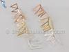 Zigzag Ear Crawler Earrings, zigzag, ear crawlers, stud earrings, sterling silver, rose gold plated, gold plated