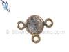 Gold Filled CZ Y Necklace Connector