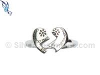 Grandmother and Granddaughter Heart Ring