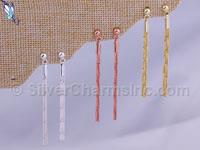 Box Chain Tassel Earrings