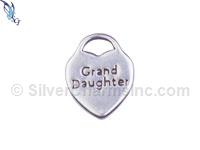 Grand Daughter Heart Charm