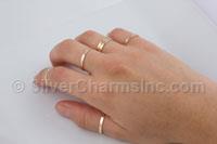 2.25mm wide Gold Filled Band Ring