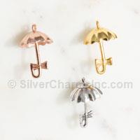 3D Umbrella with bow Charm