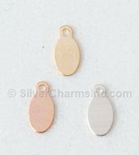 Tiny 9mm Oval Stamping Blank