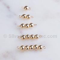 Gold Filled Bead Link Connector