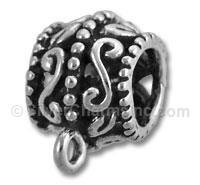 Silver Filigree Bail Finding Ring