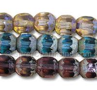 Czech Round Faceted 7mm