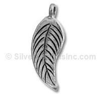 Sterling Silver Leaf Charm