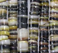 Black Lip Shell Heshi Beads
