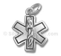 Sterling Silver Medical ID Charm