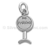 No Parking Sign Charm