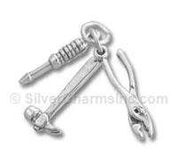 Hammer, Wrench and Screwdriver Tools Charm