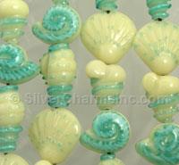 Seashell Glass Beads