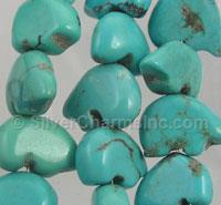 Turquoise Bear Shape Beads