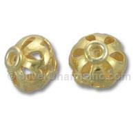 Gold Plated Silver Beads