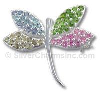 Colorful Crystal Butterfly Pin/Pendant