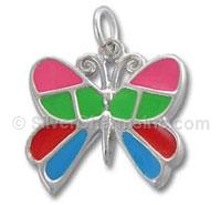 Enamel Colorful Butterfly